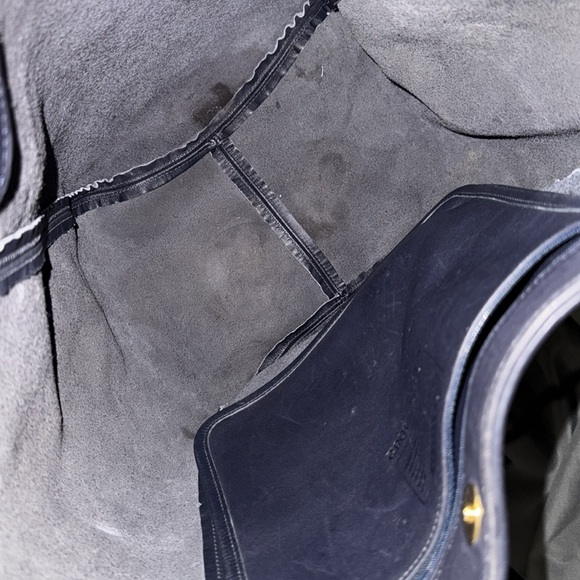 Coach Vintage Navy Leather XL Soho Duffle Tote style 4082 Hard to Find!!! - Picture 12 of 14